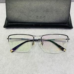 玛莎拉蒂眼镜m226182镜框纯钛超轻时尚男士镜框半框大框